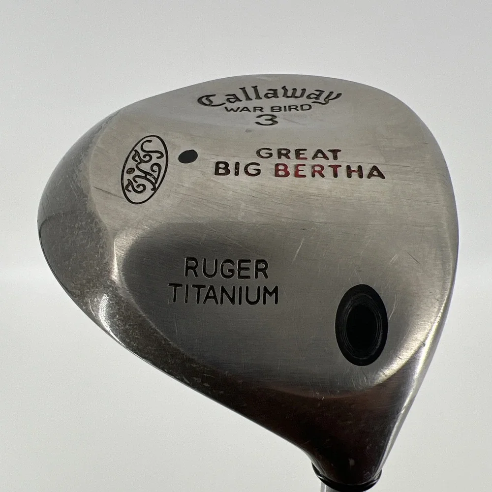 Callaway Great Big Bertha WarBird Ruger Ti 3 Wood RH Firm Flex Graphite 43.5